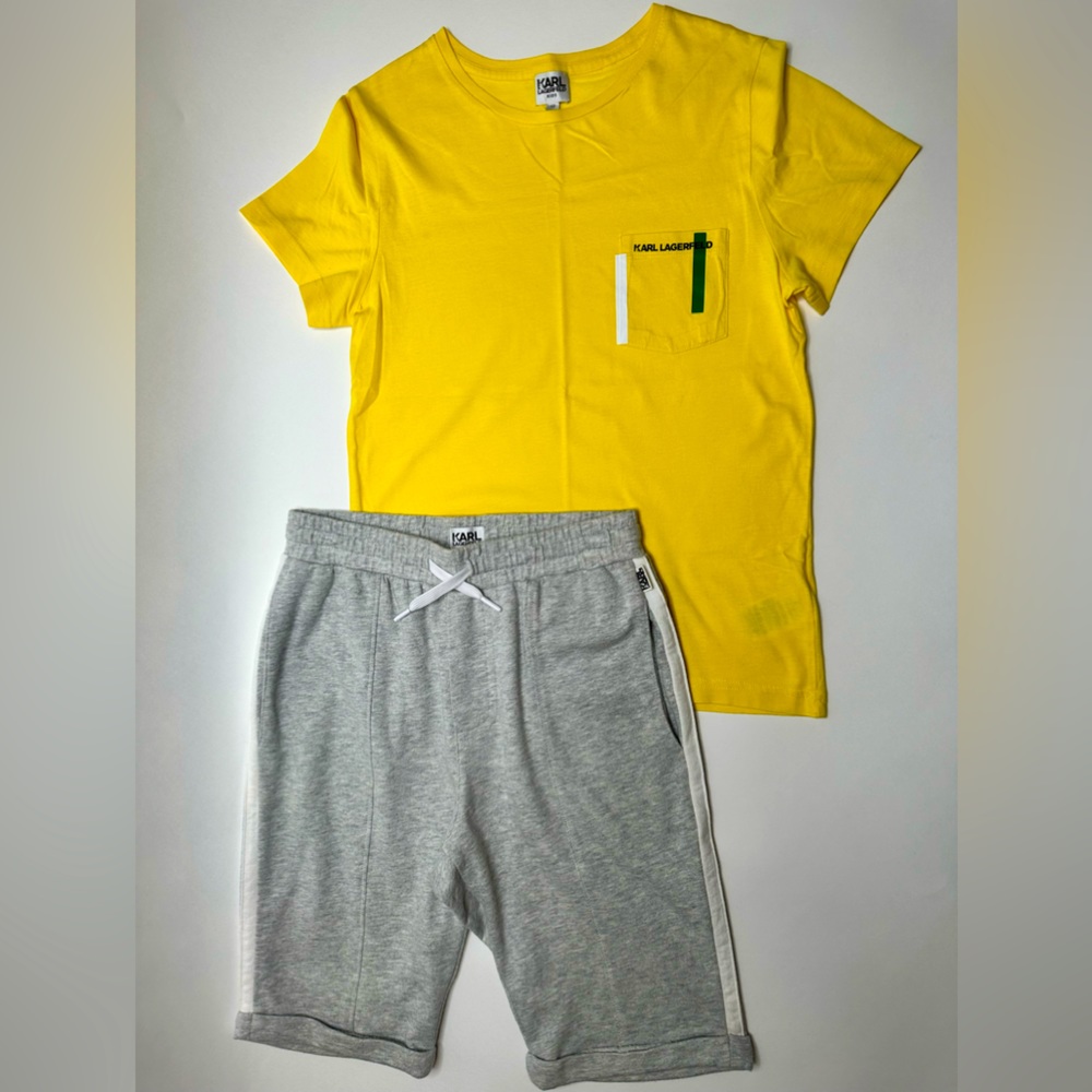 Big Kids “ KARL LAGERFELD” Shorts & Top.